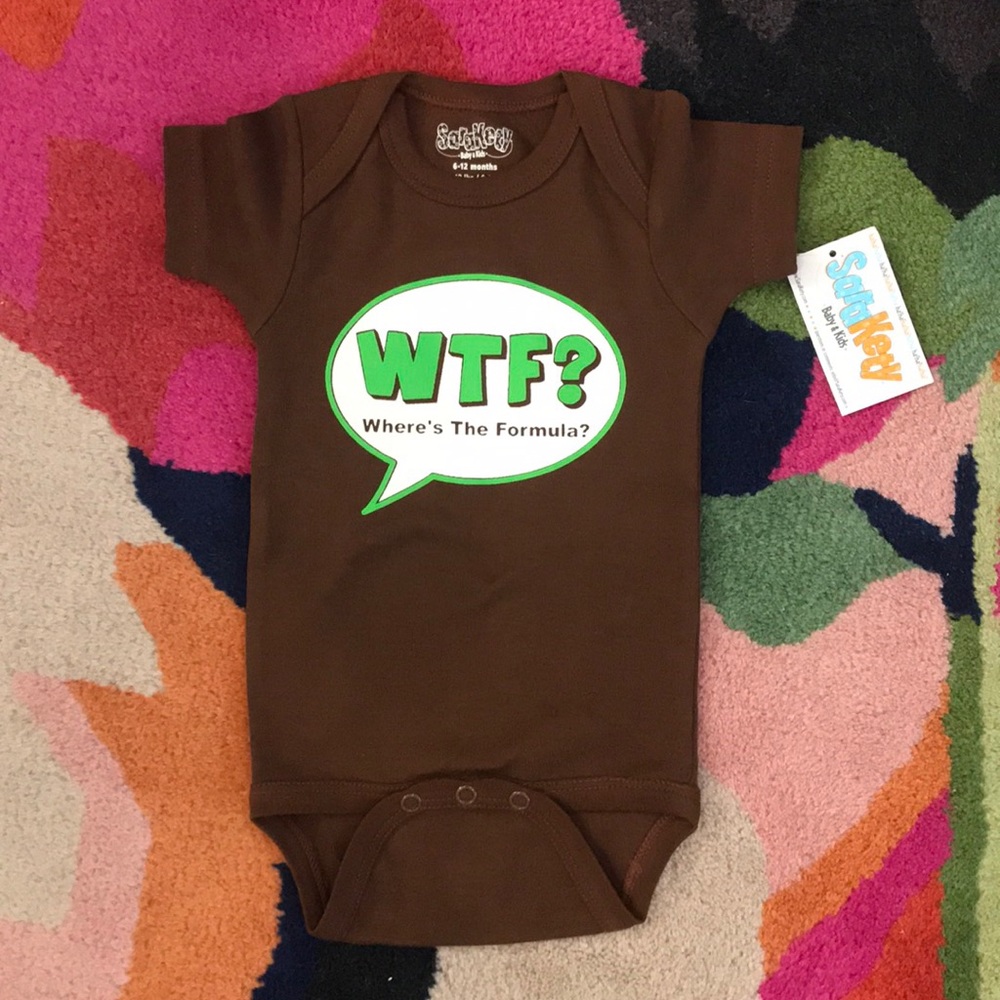 WTF onesie NWT